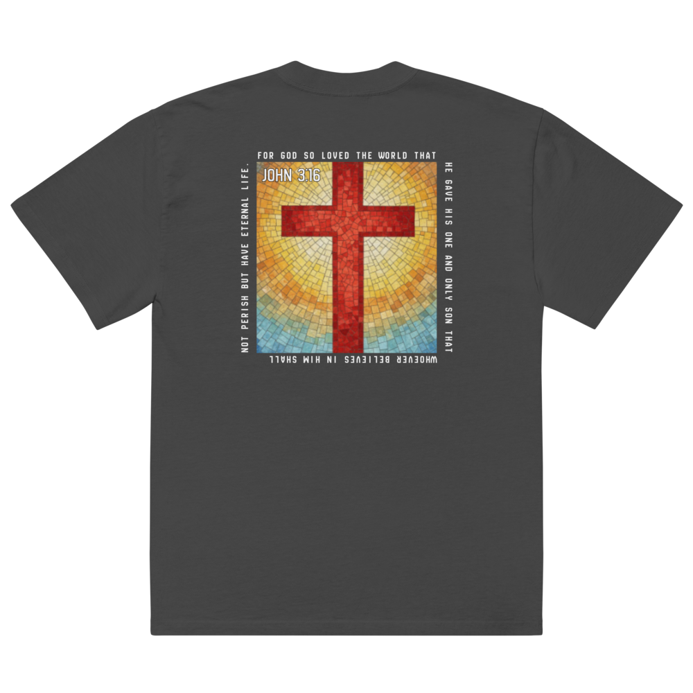 For God So Loved Mosaic Oversized Crewneck