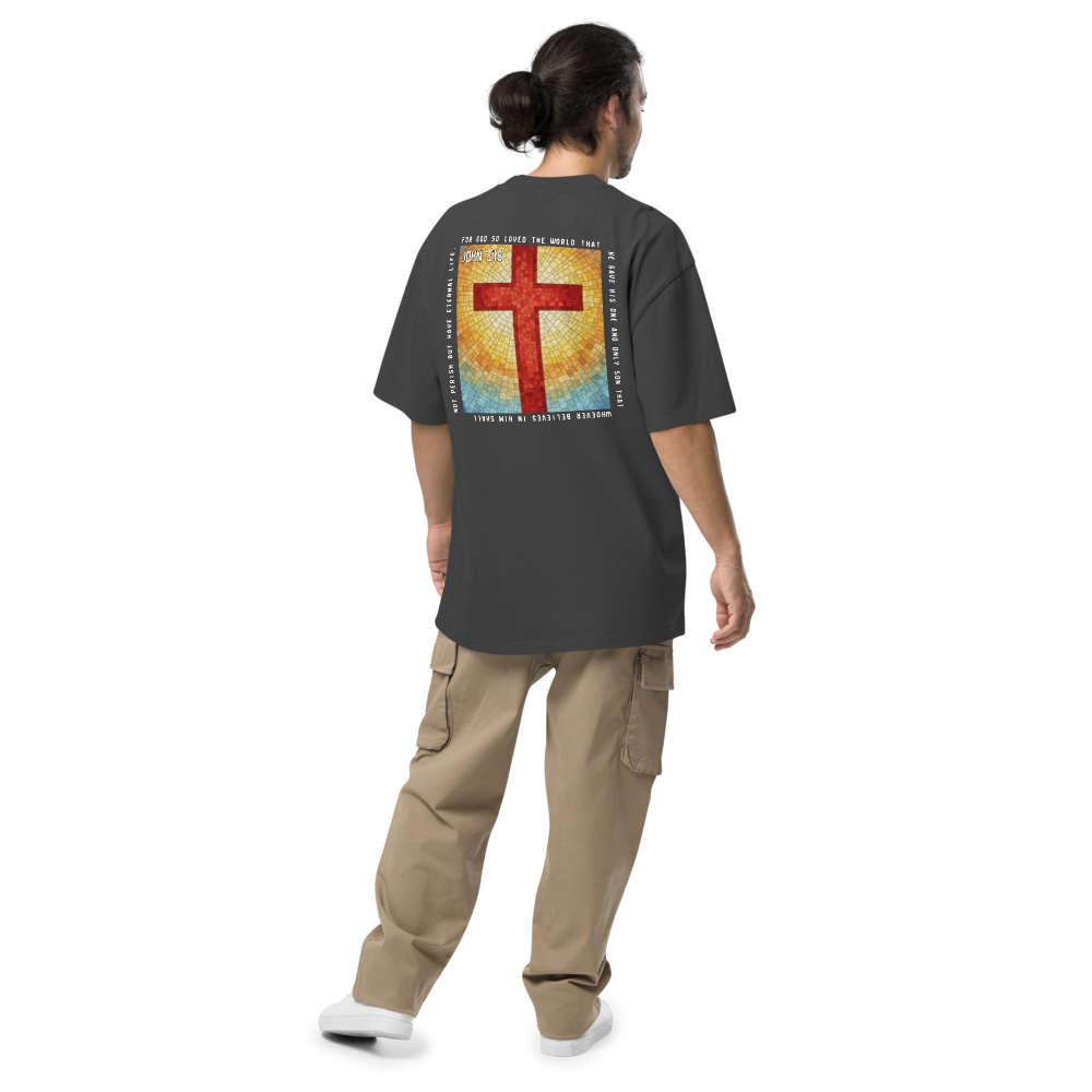 For God So Loved Mosaic Oversized Crewneck