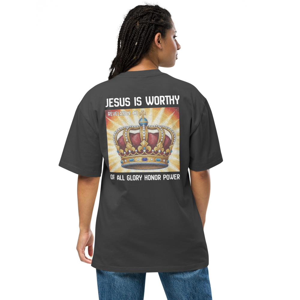 Worthy Mosaic Oversized Crewneck